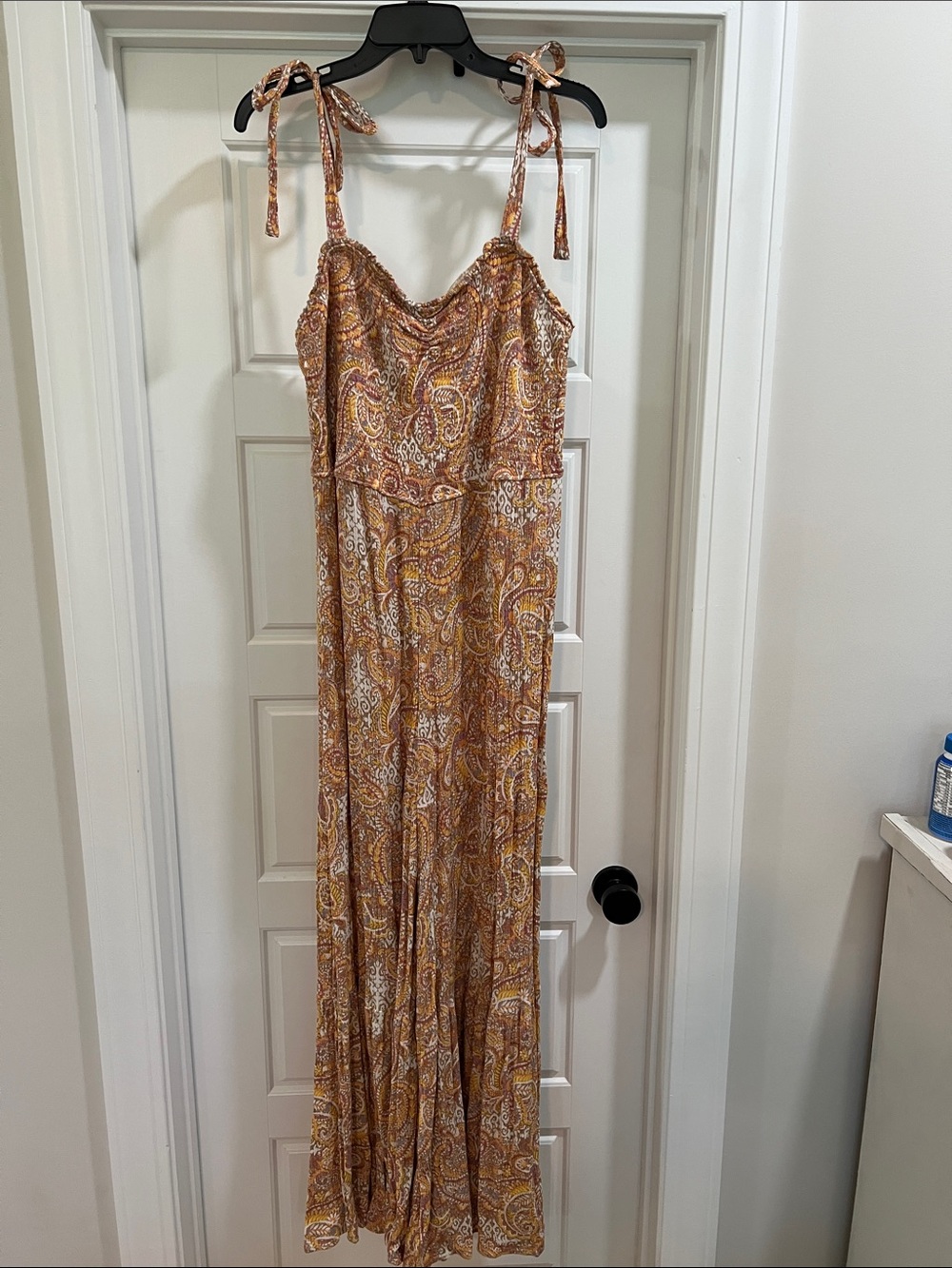 Jessica Simpson Multicolor bell bottom romper